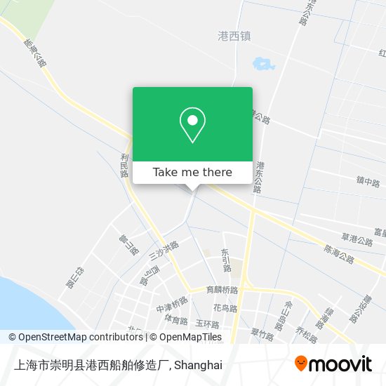 上海市崇明县港西船舶修造厂 map