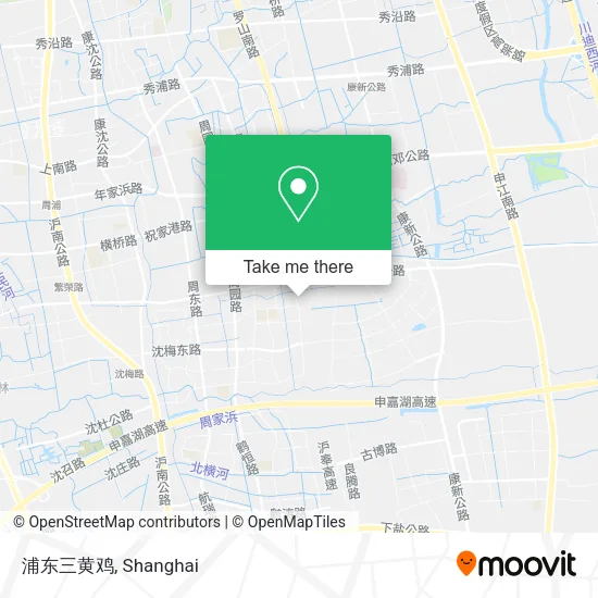 浦东三黄鸡 map