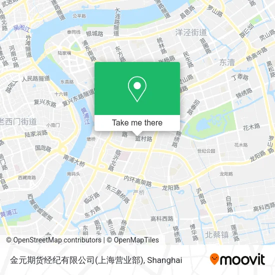 金元期货经纪有限公司(上海营业部) map