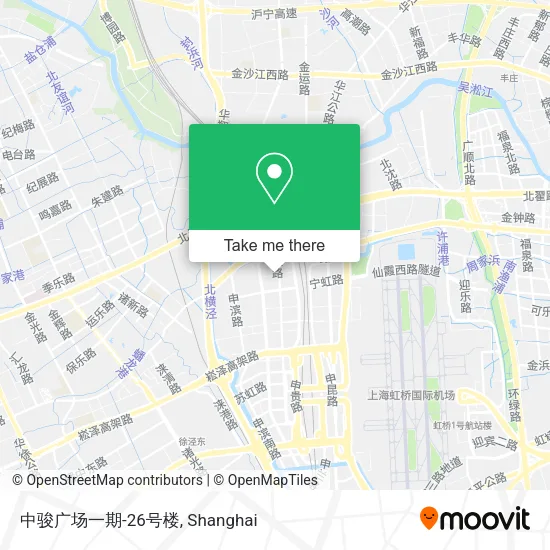 中骏广场一期-26号楼 map