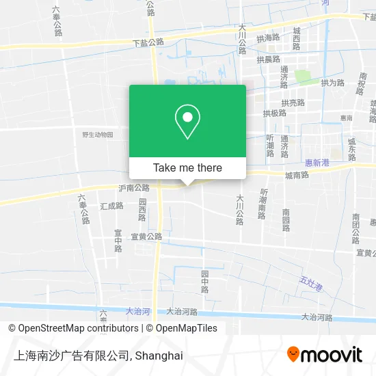 上海南沙广告有限公司 map