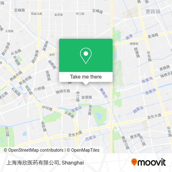 上海海欣医药有限公司 map