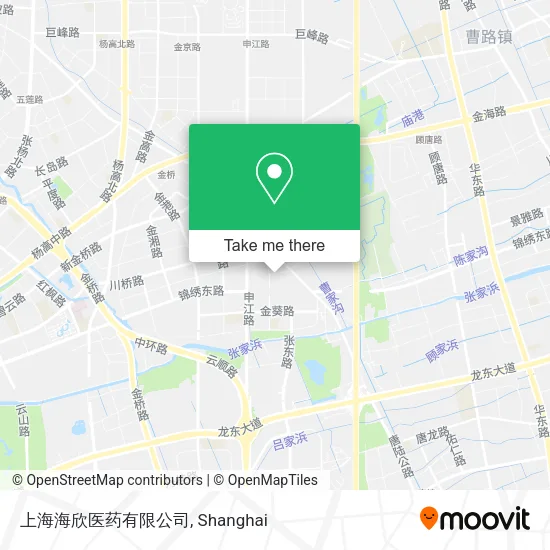 上海海欣医药有限公司 map