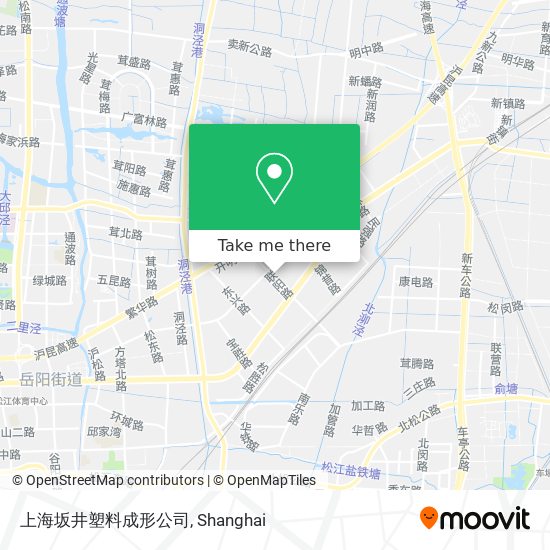 上海坂井塑料成形公司 map