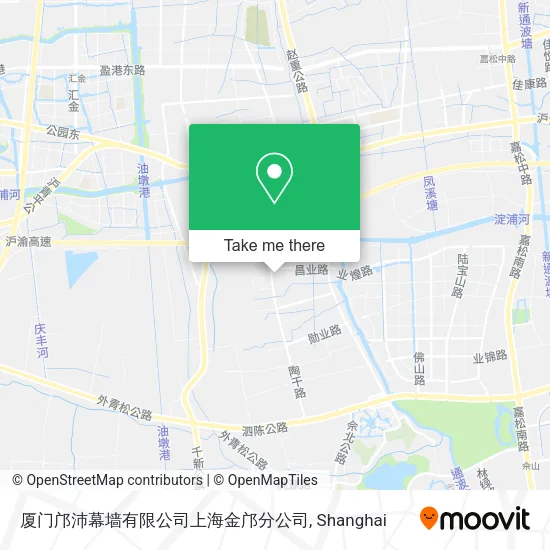 厦门邝沛幕墙有限公司上海金邝分公司 map