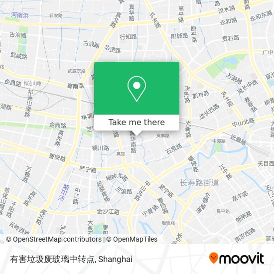 有害垃圾废玻璃中转点 map