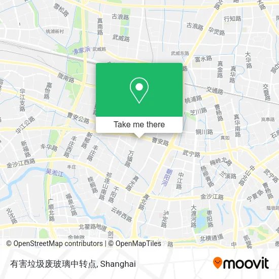 有害垃圾废玻璃中转点 map