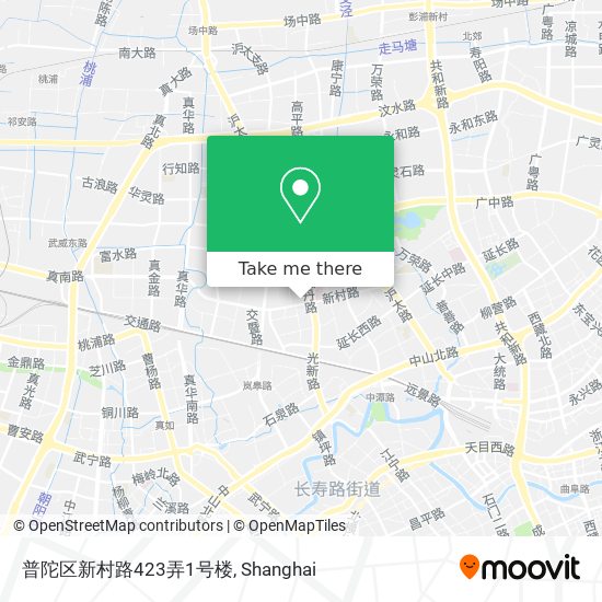 普陀区新村路423弄1号楼 map
