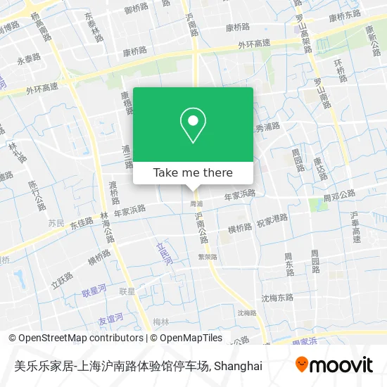 美乐乐家居-上海沪南路体验馆停车场 map