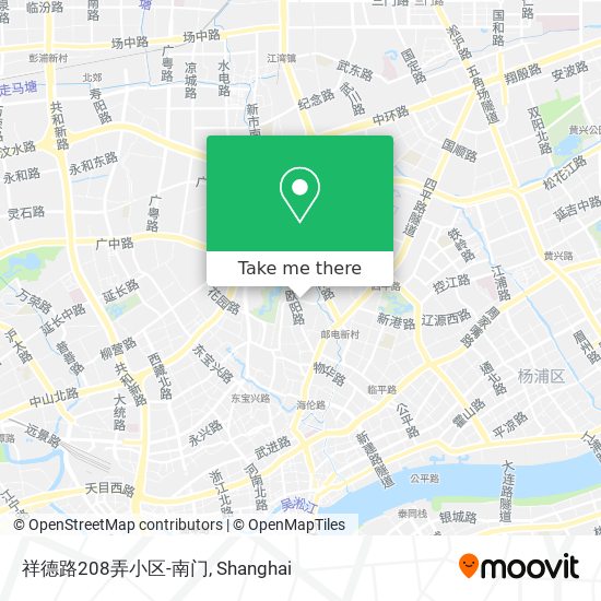 祥德路208弄小区-南门 map