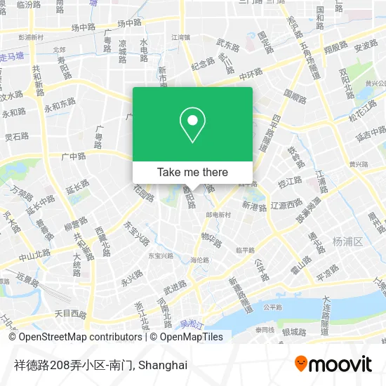 祥德路208弄小区-南门 map