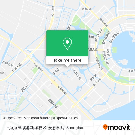 上海海洋临港新城校区-爱恩学院 map