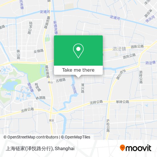 上海链家(泽悦路分行) map