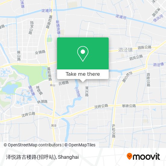 泽悦路古楼路(招呼站) map