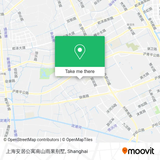 上海安居公寓南山雨果别墅 map