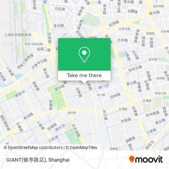 GIANT(银亭路店) map