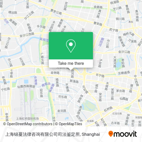 上海锦蔓法律咨询有限公司司法鉴定所 map