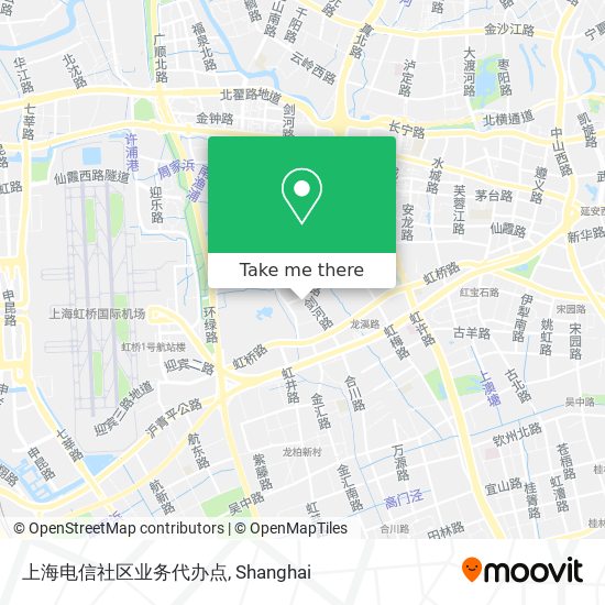上海电信社区业务代办点 map