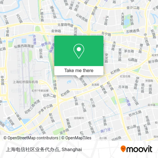 上海电信社区业务代办点 map