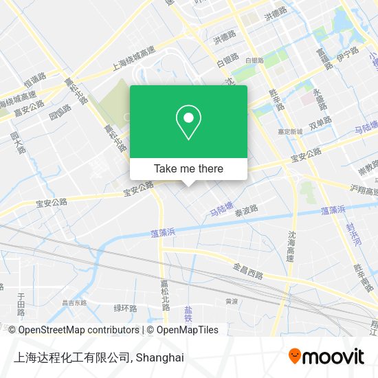 上海达程化工有限公司 map