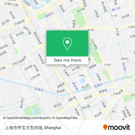 上海市申宝大型鸡场 map