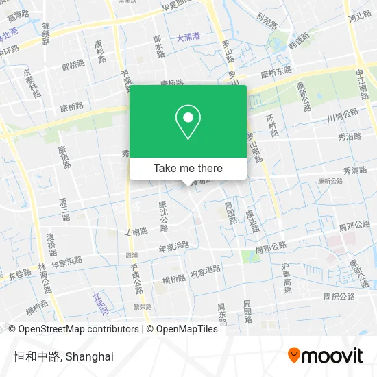 恒和中路 map