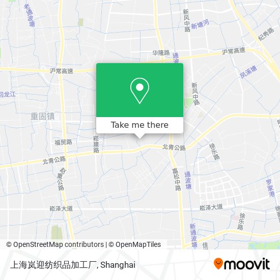上海岚迎纺织品加工厂 map