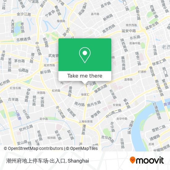 潮州府地上停车场-出入口 map
