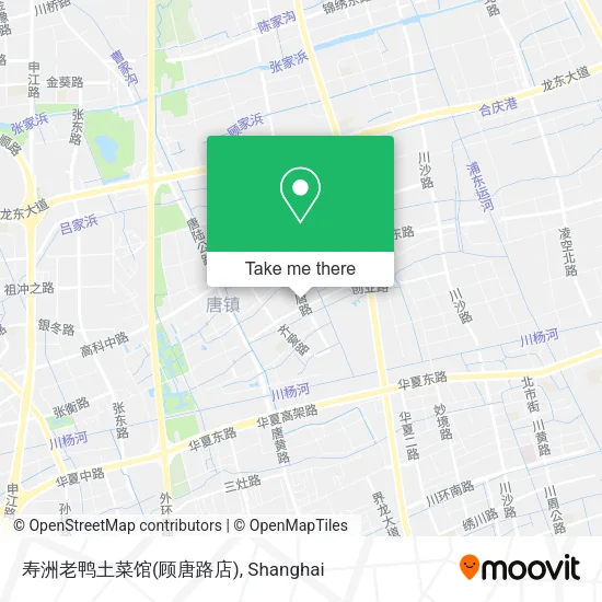 寿洲老鸭土菜馆(顾唐路店) map