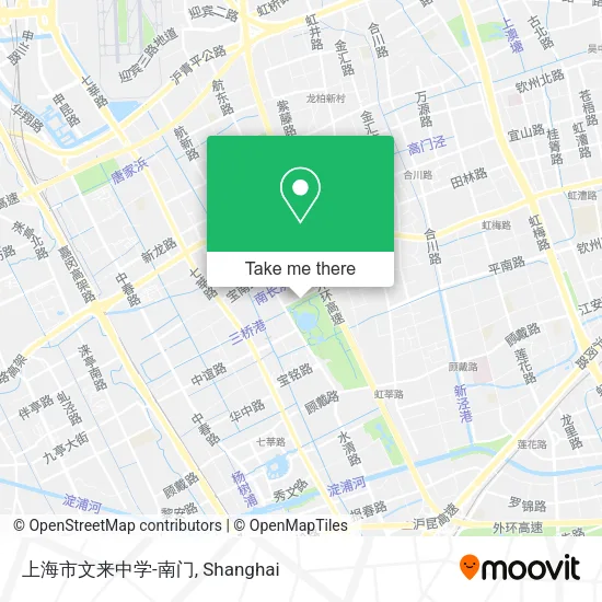 上海市文来中学-南门 map