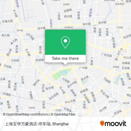 上海宝华万豪酒店-停车场 map