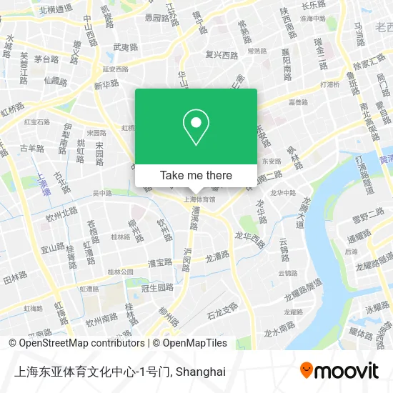 上海东亚体育文化中心-1号门 map