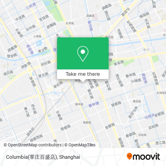 Columbia(莘庄百盛店) map