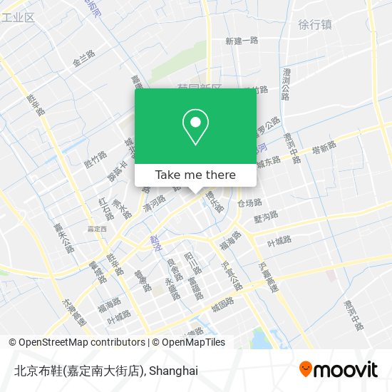 北京布鞋(嘉定南大街店) map