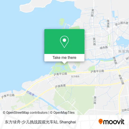 东方绿舟-少儿挑战园观光车站 map