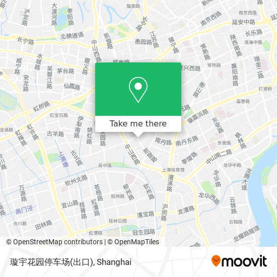 璇宇花园停车场(出口) map