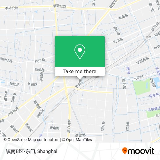 镇南B区-东门 map
