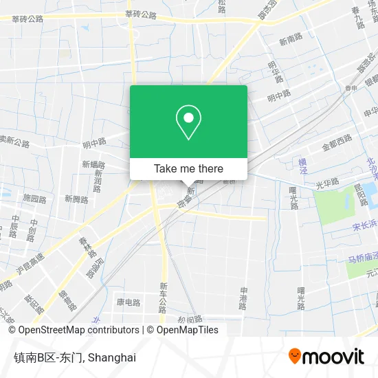 镇南B区-东门 map