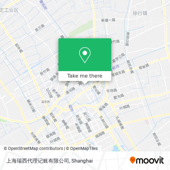 上海瑞西代理记账有限公司 map