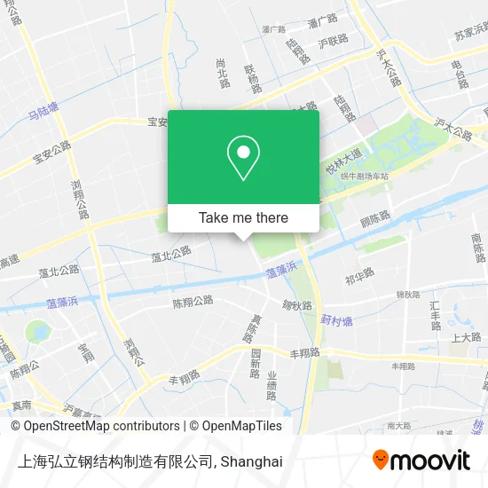 上海弘立钢结构制造有限公司 map