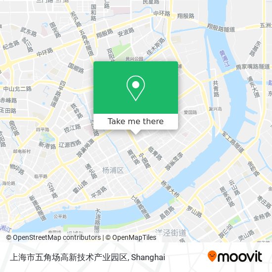 上海市五角场高新技术产业园区 map