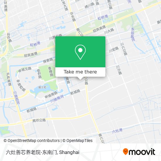 六灶善芯养老院-东南门 map