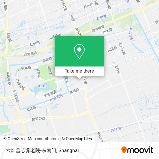 六灶善芯养老院-东南门 map