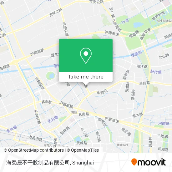 海蜀晟不干胶制品有限公司 map