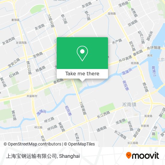 上海宝钢运输有限公司 map
