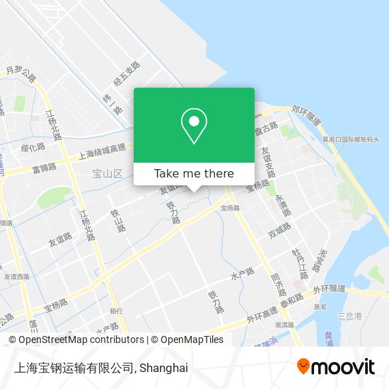 上海宝钢运输有限公司 map