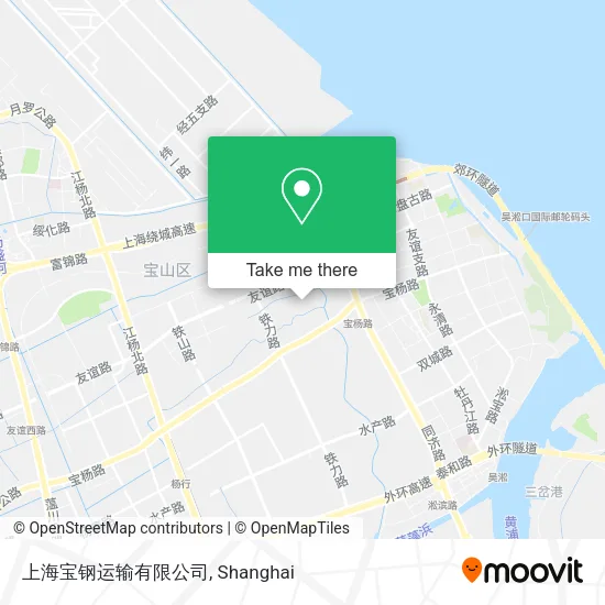上海宝钢运输有限公司 map