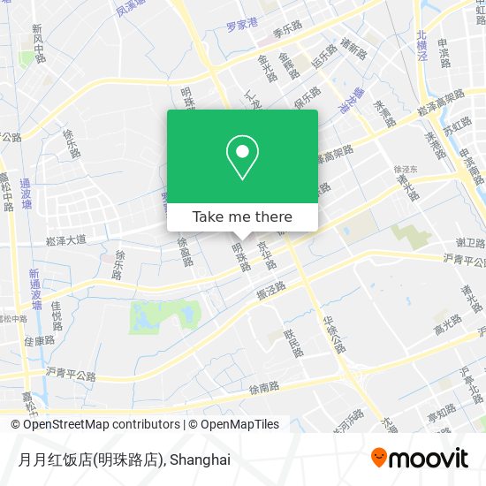 月月红饭店(明珠路店) map