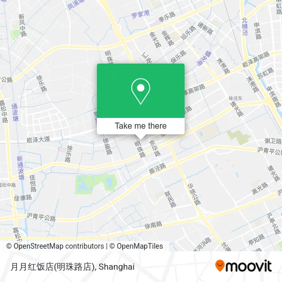 月月红饭店(明珠路店) map