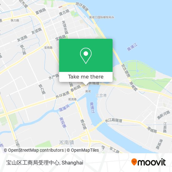 宝山区工商局受理中心 map